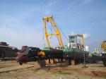 River Sand Excavation Cutter Suction Dredger 160 Tons Full Load Weight