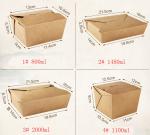 Good quality Cake paper package easy to take printed brown kraft paper cake