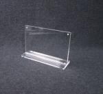 COMER A6 Acrylic display holder stand for Inserts, Tag, Brochure, Leaflet for