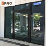 Floor Spring Aluminum Pivot Doors For Interior House Customized Size Front pivot