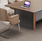 Modern Wooden Luxury Conference Rectangle Panel Table Office Furniture Table For