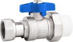 5201B Gas Stove Valve Brass Ball Valve DN15 DN20 for Tap Water Supply with PP-R