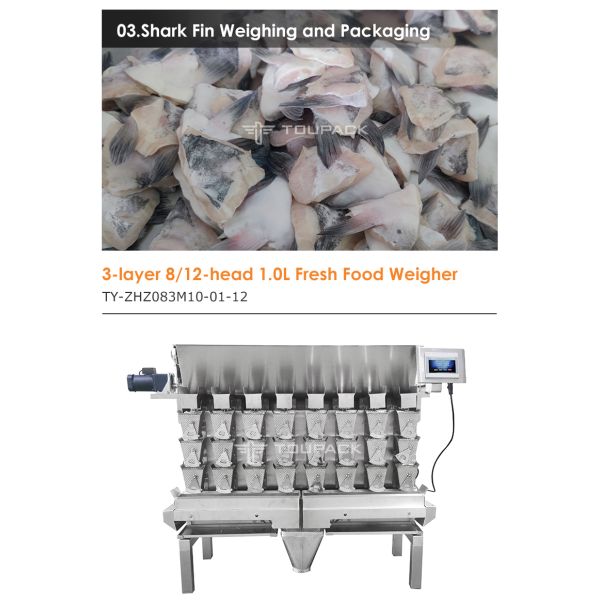 Octopus Multi-head Weigher 7 Head Flip Type Combination Scale Seafood Back Seal Bag Packing Machine