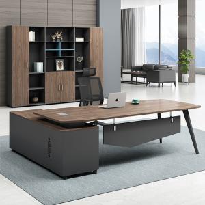 Wholesale Home Office Painting Manager Desk For Boss Modern Wooden Curved Office Table from china suppliers