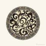 Luxury Looking Water Jet Marble Medallion For Interior Floor Custom Size