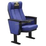 Classic Church Auditorium Seating With Plastic Writing Pad Table / Movie Theater