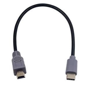 Wholesale Data Charging USB Type C to Mini 5 Pin USB OTG Adapter Cable for Camera Phone Video from china suppliers