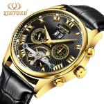 KINYUED Custom Logo Original Luxury Brand Automatic Mechanical Tourbillon Watch