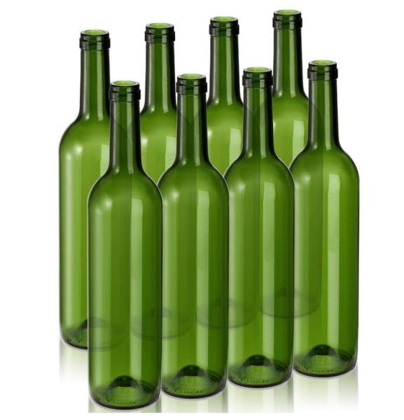 100ml 250ml Tall Thin Cylindrical Olive Oil Bottle with Cork in Clear Food Grade