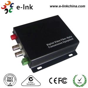 Wholesale CCTV Camera Video Fiber Optic Converter 2CH Analog Video / 1CH RS485 Backward from china suppliers