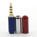 3.5Mm Plug 3/4 Pole 3.5Mm Headphone Audio Jack Adapter Gold Plated 3.5MM Stereo