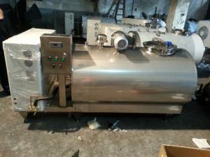 Wholesale 1000L Horizontal Milk Cooling Machine , R22 Farm Milk Coolers from china suppliers