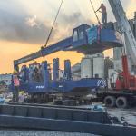 600mm Round Pile 422t Hydraulic Static Pile Driver