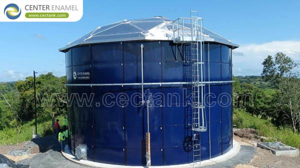 Center Enamel can Provide external floating roof for Ukraine Oil & Gas Storage