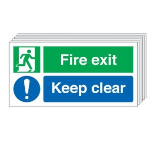 Wholesale Customized Green Photoluminescent Safety Exit Sign Glow In The Dark from china suppliers