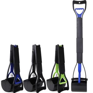 Wholesale Black Pet Poop Picker Lightweight Plastic Cat Litter Scoop For Dogs 80x13.5x13cm from china suppliers