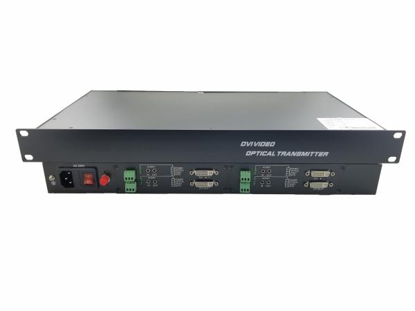 2channel Bidirection DVI 1080P/60zh Lossless Dvi fiber converter with 2audio 2