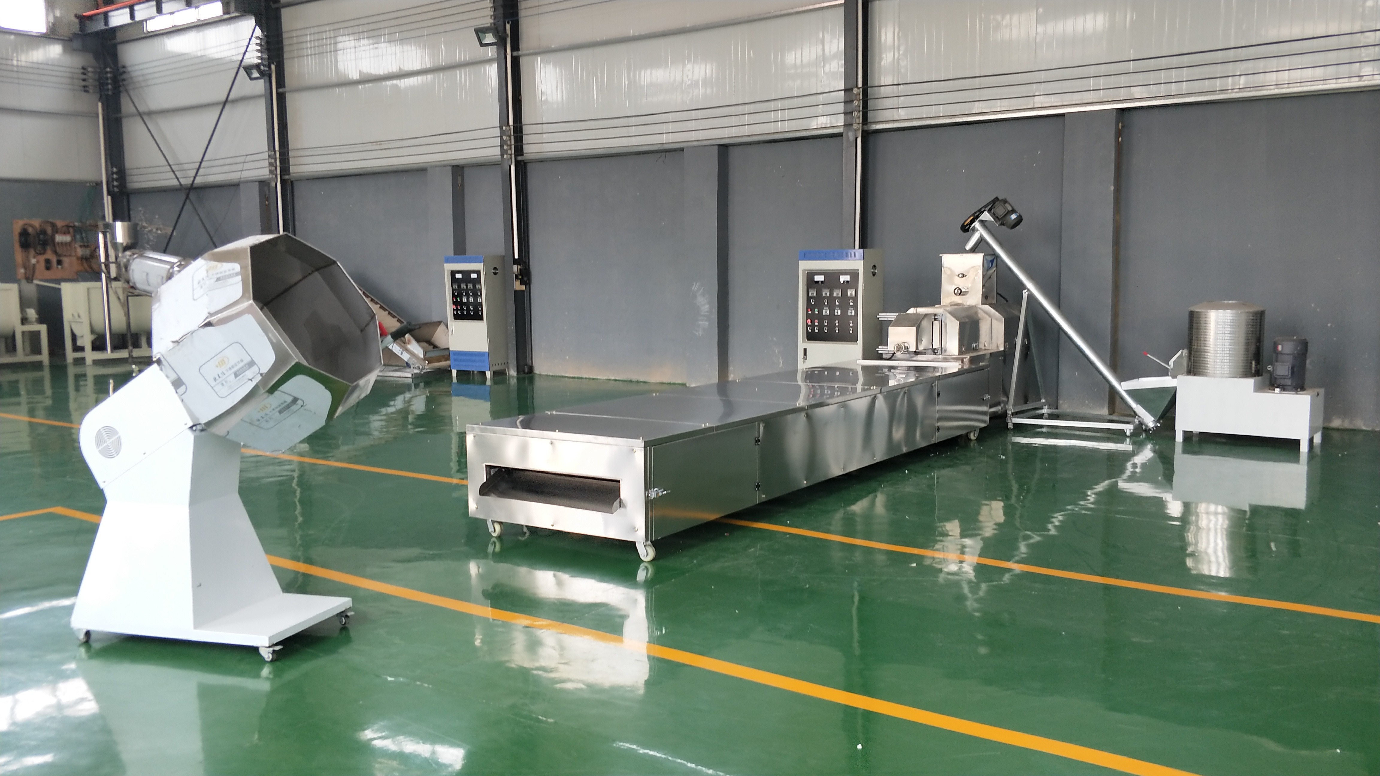 Twin Screw Pet Feed Extruder High Output Shrimp Fish Feed Pellet Extruder