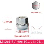 Stable Performance Acura Car Accessories , Car Lug Nuts Steel Construction