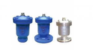 Wholesale PN6 Cast Iron Air Relief Valve Single Ball Type Flange With Epoxy Coated from china suppliers