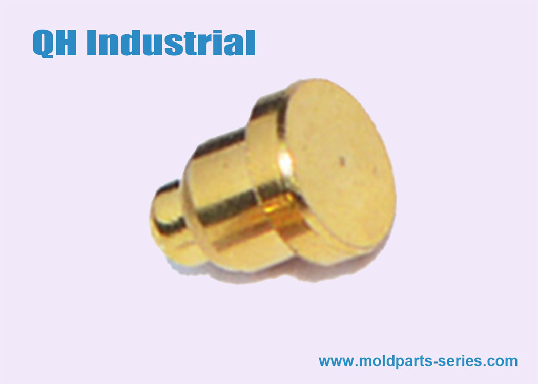 Pogo Pin,3A 4A 5A 8A 10A High Current Rate 100k Working Times 5U''Gold Plated Pogo Pin Manufacturer