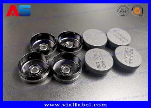 Wholesale Polypropylene Purple Medicine Vial Caps Crimper , Aluminum Bottle Caps Seals 32mm electroplating black from china suppliers