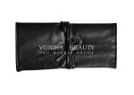 Travel Makeup Brush Rolling Case With Belt Strap Pouch Holder Cosmetic Bag