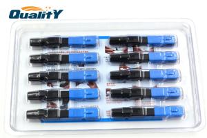 Wholesale Sc Fast Connector Insertion Loss 0.2dB Fiber Optic Connector Assembly / Fiber Optic Fast Connectors from china suppliers