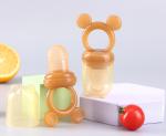 Foodgrade Baby Food Fruit Feeder Bite Silicone Pacifier Baby Chewing Teether Toy
