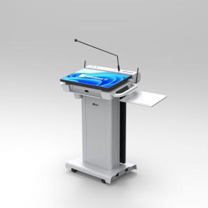 Wholesale School Multimedia Podium Lectern , Classroom Smart Lectern With 23.6&quot; Front Screen from china suppliers
