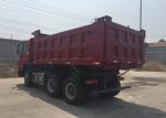 30 - 40 Tons Ten Wheel Tipper Dump Truck 10-25CBM Front Lifting Hydraulic