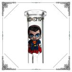 Superman Bongs Glass Smoking Water Pipe Beaker Bong New Design Glass Hookah