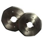 Long Lifespan Tungsten Paper Cutting Circular Slitter Blades For Cutting Plastic