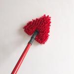 Long Handled Shower Cleaner Microfibre Bathroom Tile Brush Cleaner Triangle