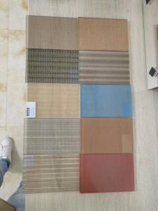 Wholesale Fabric Etched Laminated Tempered Glass Art 25mm Custom Sizes from china suppliers