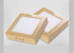 Square Dimmable Led Panel Light 300 x 300 Wood Grain Surface 24w 0.9pfc