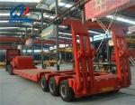 100-120tons 3 Lines 6 Axles Low Bed Semi Truck Trailer with 2 Lines 4 Axles