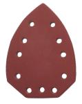 140x140x90mm Red Triangle Sanding Discs 120 Grit For Grinding And Polishing