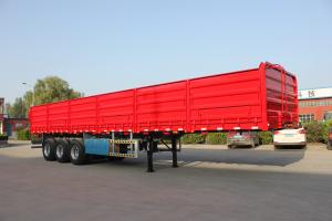 Wholesale Cargo Carrier Flatbed Semi Trailer With Sidewall 40ft Length Detachable Side Wall from china suppliers