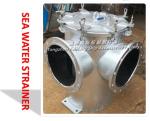 Main sea water pump inlet seawater filter / auxiliary machine sea water pump