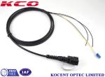 Single Mode G657A1 LSZH 4.8mm Armored Fiber Optic Patch Cord LTE ODVA LC Plug 2