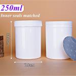 Blue white black PP Cream Jar Small Containers PP Cream Jar With Lids For