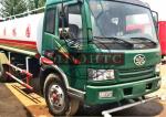 4x2 FAW Water Tanker Truck 4000 - 6000 Liters Tanker Volume Manual Gearbox