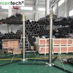 15m lockable pneumatic telescopic mast 15kg payloads NR-3300-15000-15L
