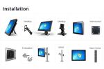 Waterproof Industrial Embedded Touch Screen Computer Open Frame 10.4 Inch Panel