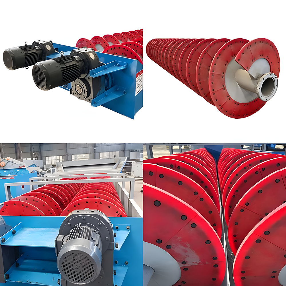 custom High Efficiency Silica Sand Washing Plant Machine Screw Sand Washing Spiral Equipment used in construction, building materials and mining