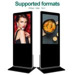 VETO Android Floor Standing Screen 4K Interactive Touch Screen Digital Signage