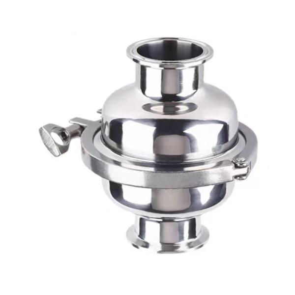 Cylindrical Head Code Stainless Steel 316 304 Hygienic Tri Clamp Ball Filter for