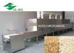 Belt Type Industrial Microwave Drying Machine For Grain / Nuts Baking Puffing