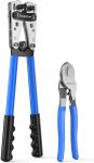Alloy Battery Cable Crimping Tool For Copper Lugs AWG 10-1/0